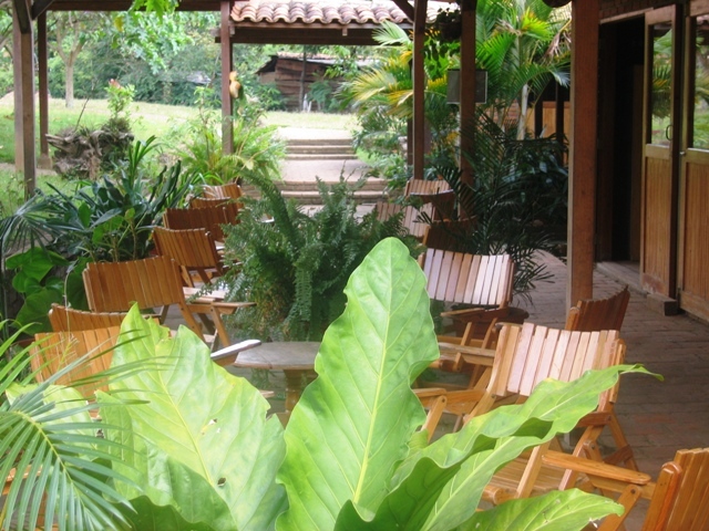 Restaurant of Hotel el campestre el Pantano en Jalapa, Nicaragua